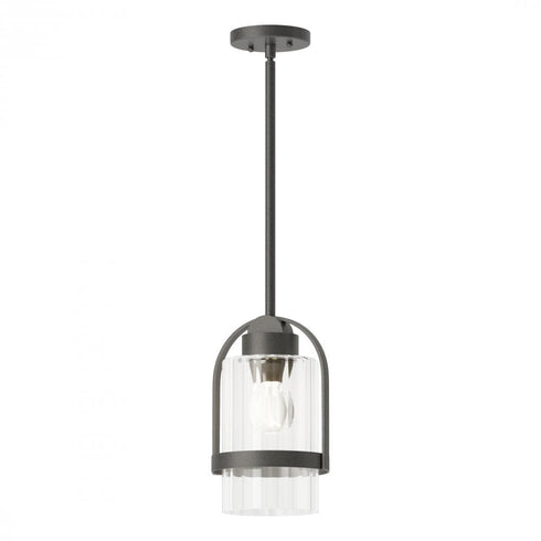 Hubbardton Forge Alcove Outdoor Pendant in Coastal Oil Rubbed Bronze Finish Model: 362555-SKT-MULT-14-FD0744