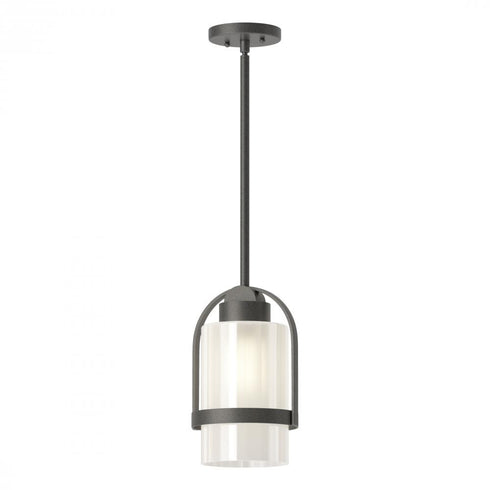 Hubbardton Forge Alcove Outdoor Pendant in Coastal Oil Rubbed Bronze Finish Model: 362555-SKT-MULT-14-FD0744