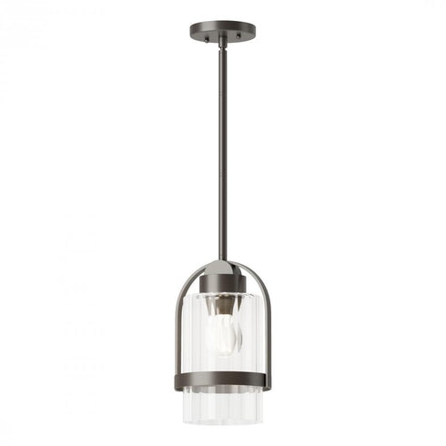 Hubbardton Forge Alcove Outdoor Pendant in Coastal Oil Rubbed Bronze Finish Model: 362555-SKT-MULT-14-FD0744