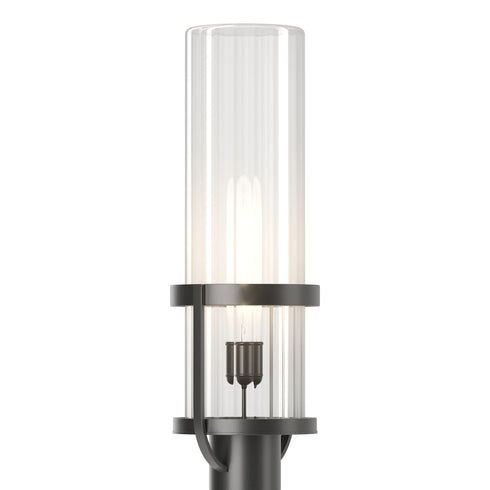 Hubbardton Forge Alcove Outdoor Post Light in Coastal Oil Rubbed Bronze Finish Model: 342025-SKT-14-FD0745