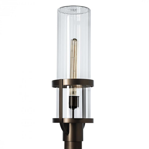 Hubbardton Forge Alcove Outdoor Post Light in Coastal Oil Rubbed Bronze Finish Model: 342025-SKT-14-FD0745