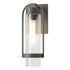 Hubbardton Forge Alcove Small Outdoor Sconce in Coastal Oil Rubbed Bronze Finish Model: 302555-SKT-14-FD0741