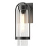 Hubbardton Forge Alcove Small Outdoor Sconce in Coastal Oil Rubbed Bronze Finish Model: 302555-SKT-14-FD0741