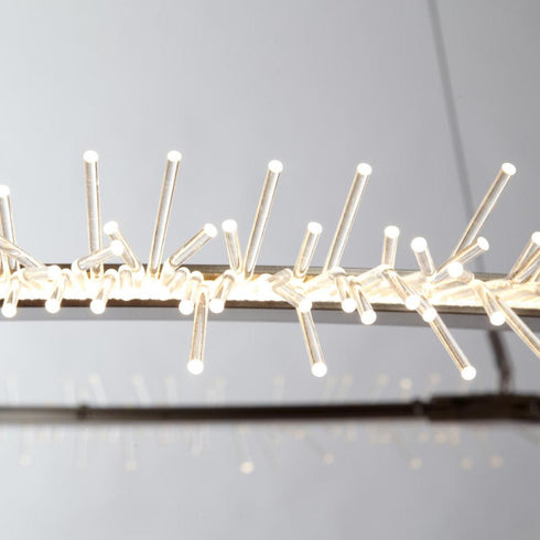 Hubbardton Forge Anemone Circular LED Pendant in Bronze Finish Model: 139772-LED-STND-05