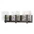 Hubbardton Forge Arc 3 Light Bath Sconce in Black Finish Model: 201312-SKT-10-YR0719