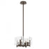 Hubbardton Forge Arc 4 Light Semi Flus Pendant Model: 131060-SKT-MULT-82-YR0719