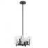 Hubbardton Forge Arc 4 Light Semi Flus Pendant Model: 131060-SKT-MULT-82-YR0719