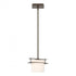 Hubbardton Forge Arc Ellipse Mini Pendant in Bronze Finish Model: 188200-SKT-MULT-05-GG0182