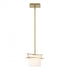 Hubbardton Forge Arc Ellipse Mini Pendant in Bronze Finish Model: 188200-SKT-MULT-05-GG0182