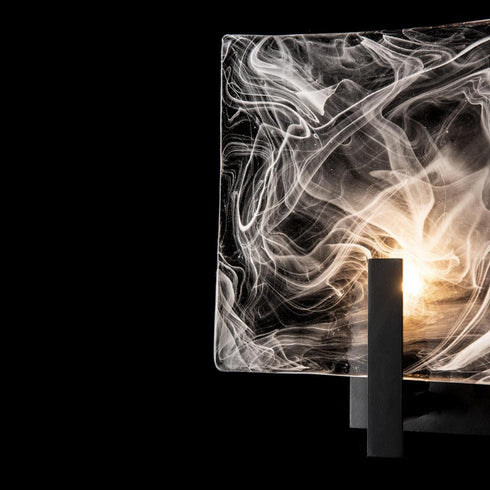 Hubbardton Forge Arc Large 1 Light Bath Sconce in Black Finish Model: 201310-SKT-10-YR0699