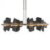 Hubbardton Forge Ardesia Linear LED Pendant Model: 139666-LED-LONG-14-SL
