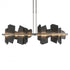 Hubbardton Forge Ardesia Linear LED Pendant Model: 139666-LED-LONG-14-SL
