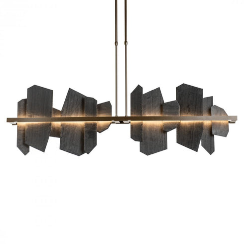 Hubbardton Forge Ardesia Linear LED Pendant Model: 139666-LED-SHRT-82-SL