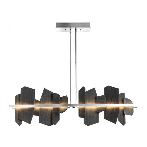 Hubbardton Forge Ardesia Linear LED Pendant Model: 139666-LED-STND-86-SL