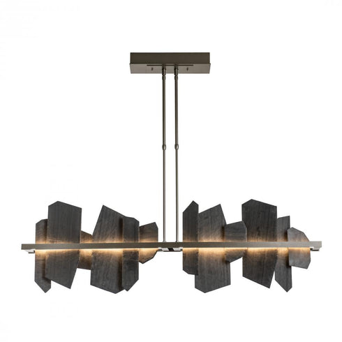 Hubbardton Forge Ardesia Linear LED Pendant Model: 139666-LED-STND-86-SL