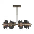 Hubbardton Forge Ardesia Linear LED Pendant Model: 139666-LED-STND-86-SL