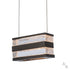 Hubbardton Forge Art + Alchemy Stacks LED Pendant in Oil Rubbed Bronze Finish Model: 401854-LED-STND-14-ZM0562