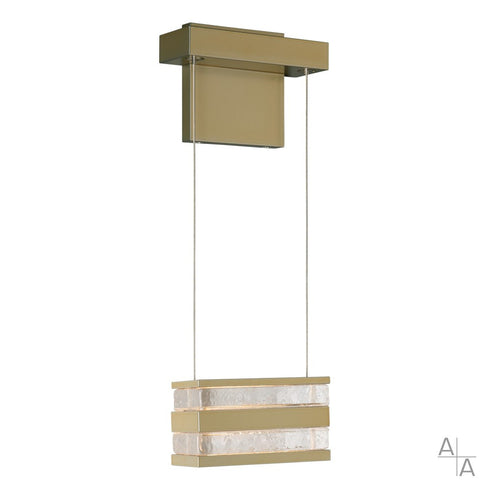 Hubbardton Forge Art + Alchemy Stacks LED Sconce in Dark Smoke Finish Model: 402064-LED-07-ZM0562