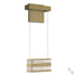 Hubbardton Forge Art + Alchemy Stacks LED Sconce in Dark Smoke Finish Model: 402064-LED-07-ZM0562