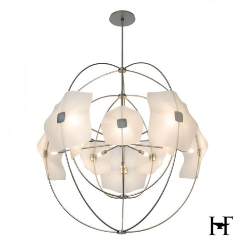 Hubbardton Forge Astra Orb Large Pendant in Sterling Finish Model: 131503-SKT-MULT-85-FD0852