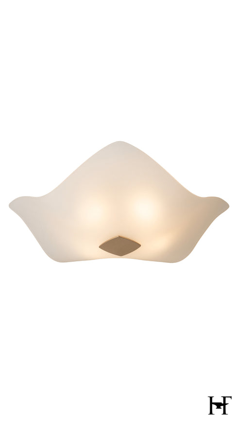 Hubbardton Forge Astra Semi Flush in Soft Gold Finish Model: 121500-SKT-84-FD0834