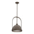 Hubbardton Forge Atlas Small Pendant in Bronze Finish Model: 187462-SKT-MULT-05-05