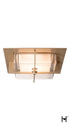 Hubbardton Forge Axis Flush Mount in Soft Gold Finish Model: 126400-LED-84-ZM0827