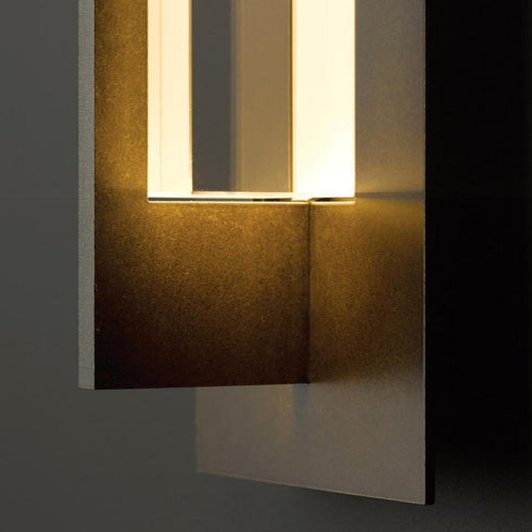 Hubbardton Forge Axis Large Outdoor Sconce in Coastal Oil Rubbed Bronze Finish Model: 306405-SKT-14-ZM0333