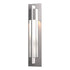 Hubbardton Forge Axis Large Outdoor Sconce in Coastal Oil Rubbed Bronze Finish Model: 306405-SKT-14-ZM0333