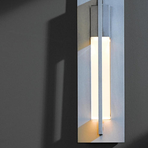 Hubbardton Forge Axis Small Outdoor Sconce in Coastal Oil Rubbed Bronze Finish Model: 306401-SKT-14-ZM0331