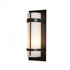 Hubbardton Forge Banded Extra Large Outdoor Sconce in Coastal Oil Rubbed Bronze Finish Model: 305895-SKT-14-GG0240