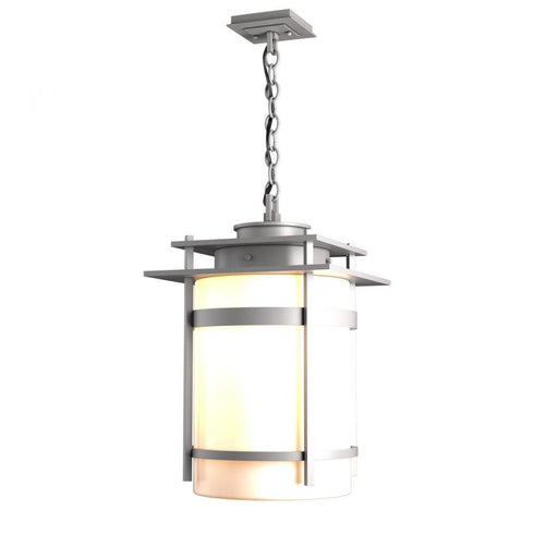 Hubbardton Forge Banded Large Outdoor Fixture in Coastal Oil Rubbed Bronze Finish Model: 365894-SKT-14-GG0148