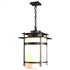 Hubbardton Forge Banded Large Outdoor Fixture in Coastal Oil Rubbed Bronze Finish Model: 365894-SKT-14-GG0148