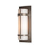 Hubbardton Forge Banded Large Outdoor Sconce in Coastal Oil Rubbed Bronze Finish Model: 305894-SKT-14-GG0037