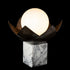 Hubbardton Forge Blossom Mini Table Lamp in Dark Smoke Finish Model: 272106-SKT-07-ML