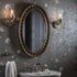 Hubbardton Forge Bow 1 Light Bath Sconce in Black Finish Model: 201344-SKT-10-ZM0634
