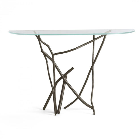 Hubbardton Forge Brindille Console Table in Bronze Finish Model: 750112-05-VA0716