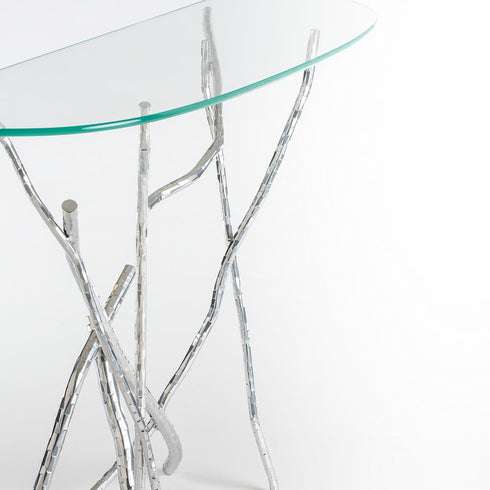 Hubbardton Forge Brindille Console Table in Bronze Finish Model: 750112-05-VA0716