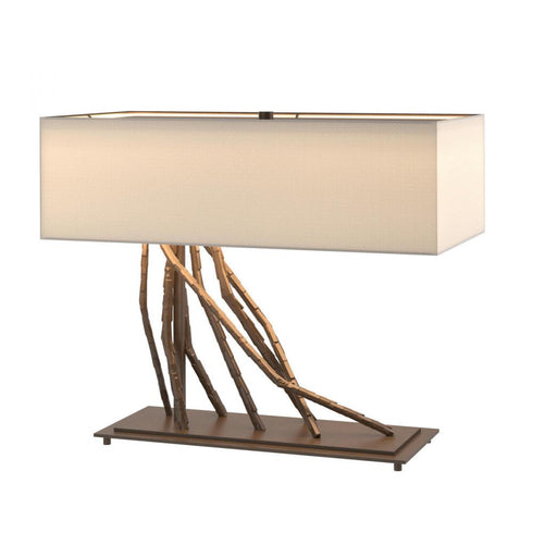 Hubbardton Forge Brindille Table Lamp in Bronze Finish Model: 277660-SKT-05-SE2010