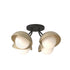 Hubbardton Forge Brooklyn 4 Light Single Shade Semi Flush Model: 121375-SKT-10-20-GG0711