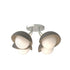 Hubbardton Forge Brooklyn 4 Light Single Shade Semi Flush Model: 121375-SKT-82-20-GG0711