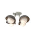 Hubbardton Forge Brooklyn 4 Light Single Shade Semi Flush Model: 121375-SKT-85-05-GG0711