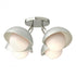 Hubbardton Forge Brooklyn 4 Light Single Shade Semi Flush Model: 121375-SKT-85-05-GG0711