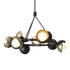 Hubbardton Forge Brooklyn 9 Light Double Shade Ring Pendant Model: 131068-SKT-MULT-82-89-GG0711