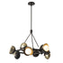 Hubbardton Forge Brooklyn 9 Light Double Shade Ring Pendant Model: 131068-SKT-MULT-82-89-GG0711