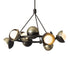 Hubbardton Forge Brooklyn 9 Light Double Shade Ring Pendant Model: 131068-SKT-MULT-84-02-GG0711