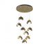 Hubbardton Forge Brooklyn 9 Light Double Shade Round Pendant Model: 131105-SKT-STND-20-84-GG0711