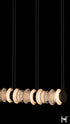 Hubbardton Forge Cairn Linear LED Pendant in Oil Rubbed Bronze Finish Model: 139975-LED-STND-14