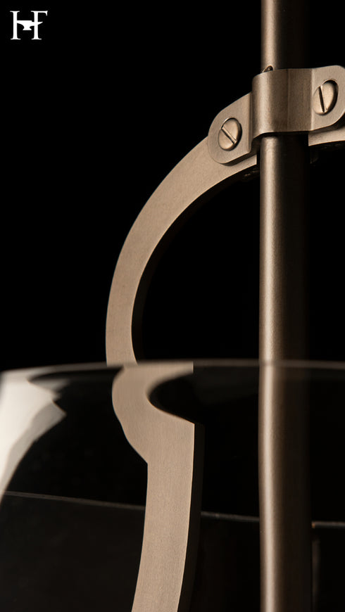 Hubbardton Forge Caliper Large Pendant in Dark Smoke Finish Model: 131066-SKT-MULT-07-ZM0819