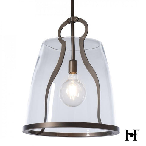 Hubbardton Forge Caliper Large Pendant in Dark Smoke Finish Model: 131066-SKT-MULT-07-ZM0819